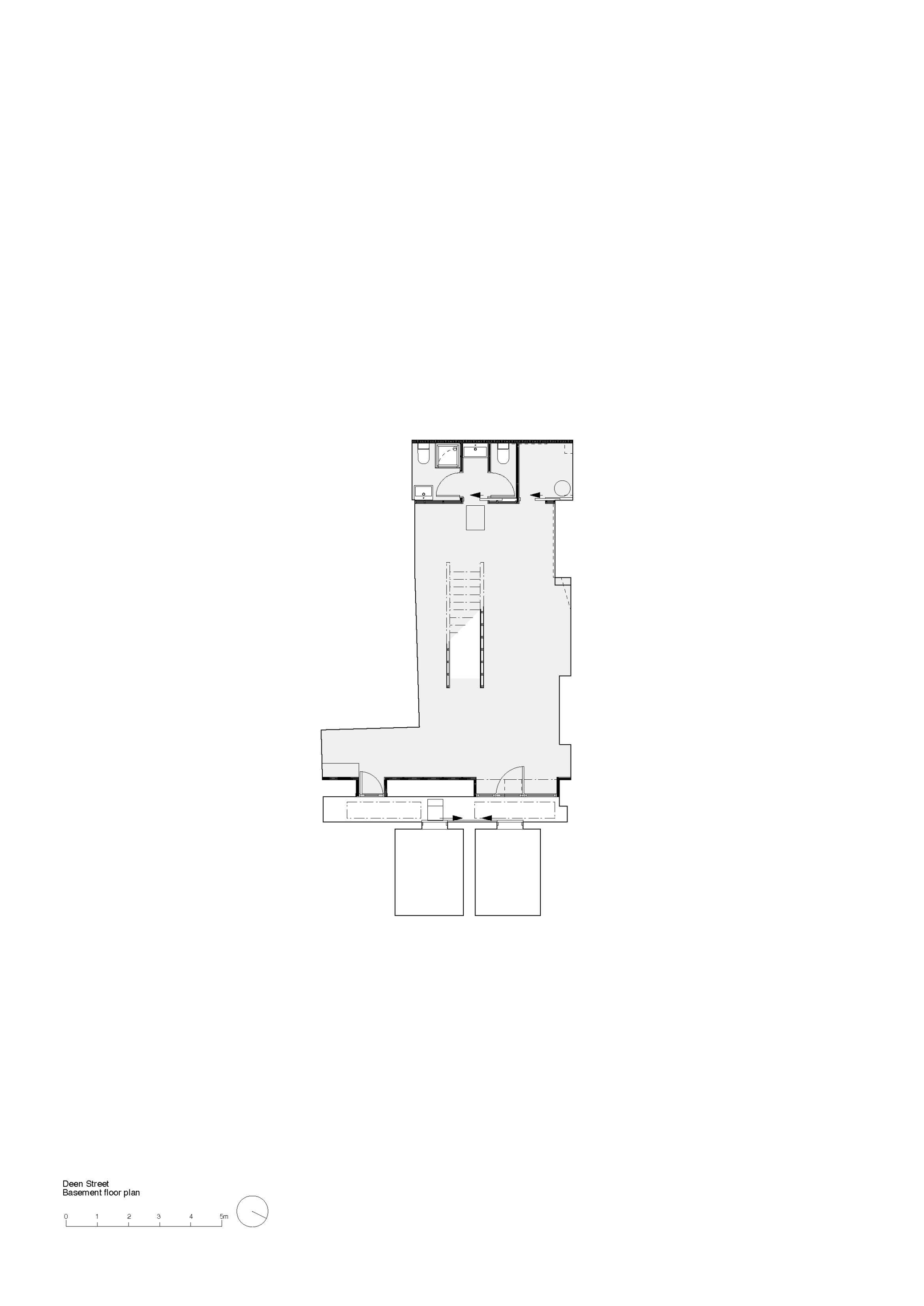 Dean Street basement floor plan Dean Street basement floor plan