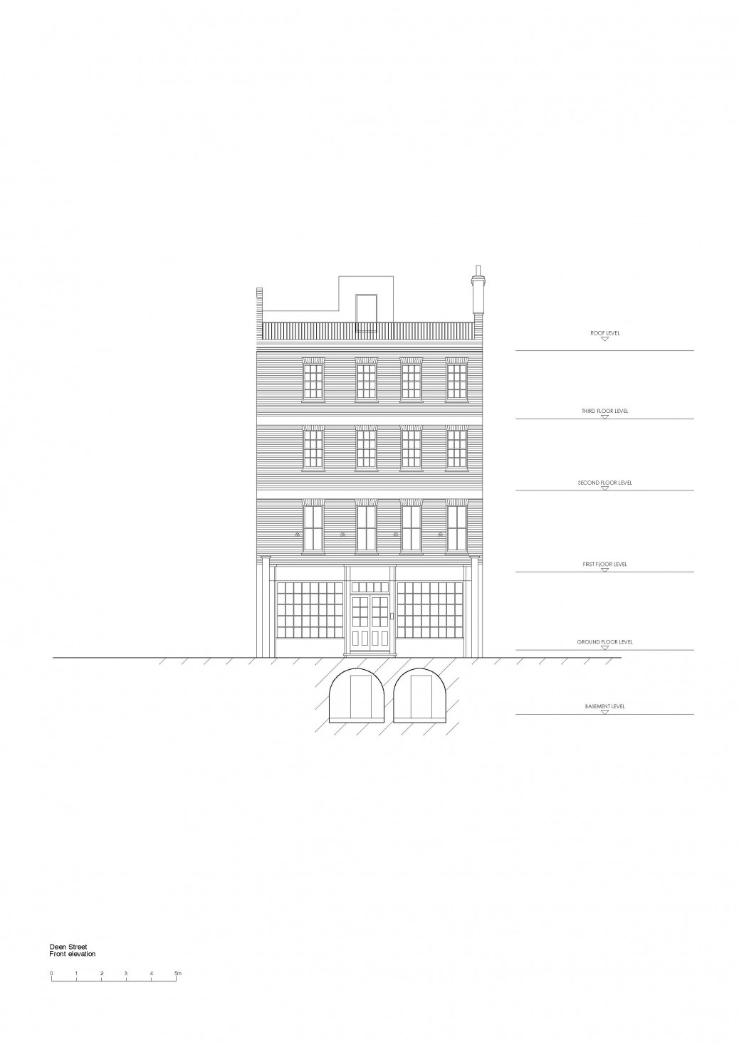 Dean Street elevation Dean Street elevation