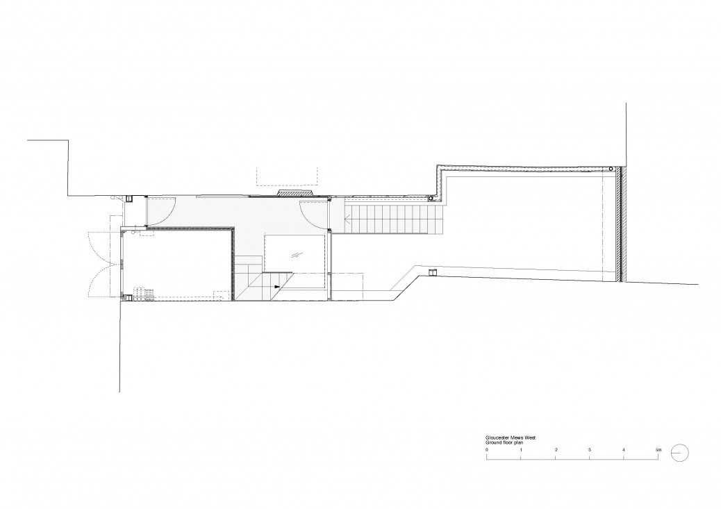Gloucester Mews West ground floor plan Gloucester Mews West ground floor plan
