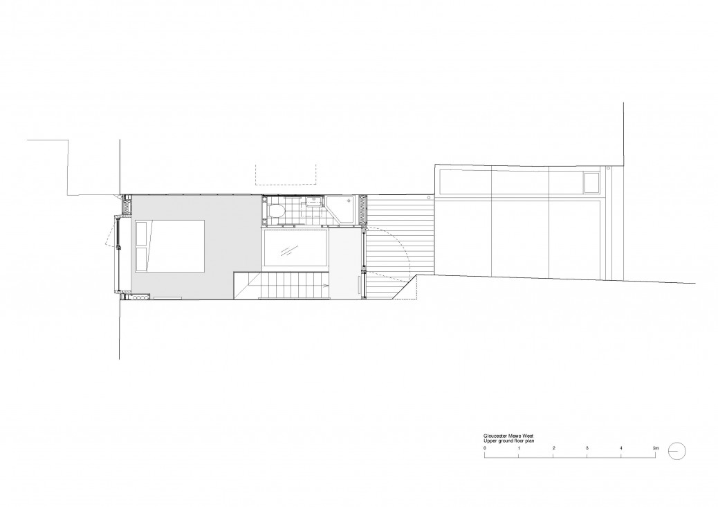 Gloucester Mews West upper ground floor plan Gloucester Mews West upper ground floor plan