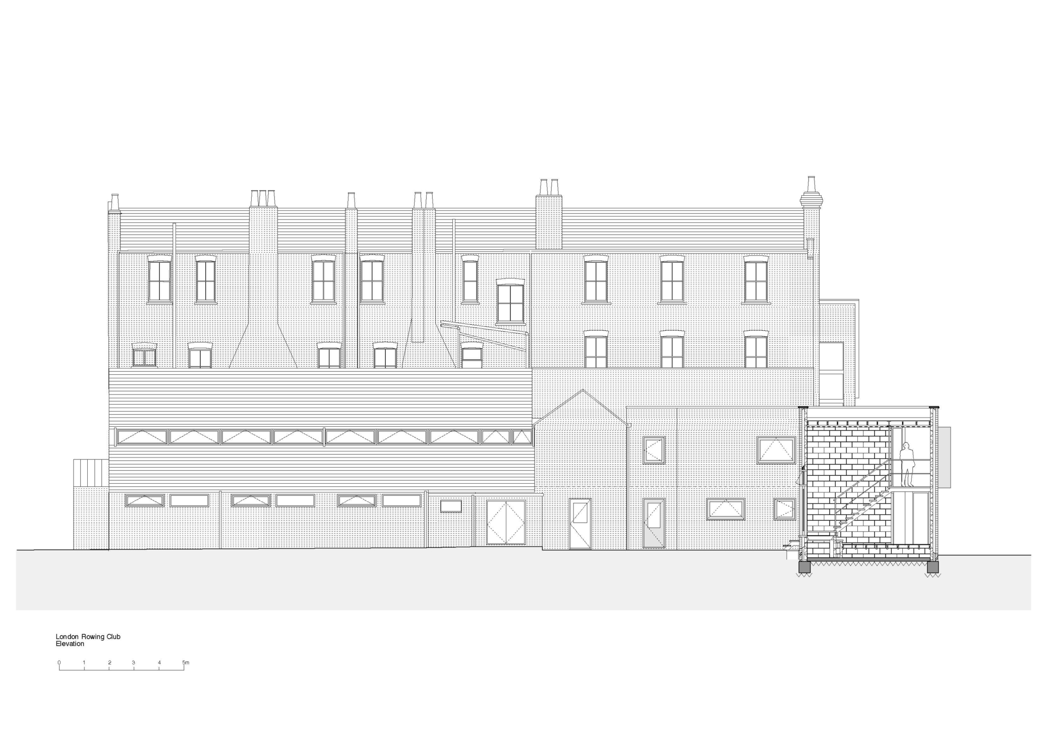London Rowing Club elevation London Rowing Club elevation