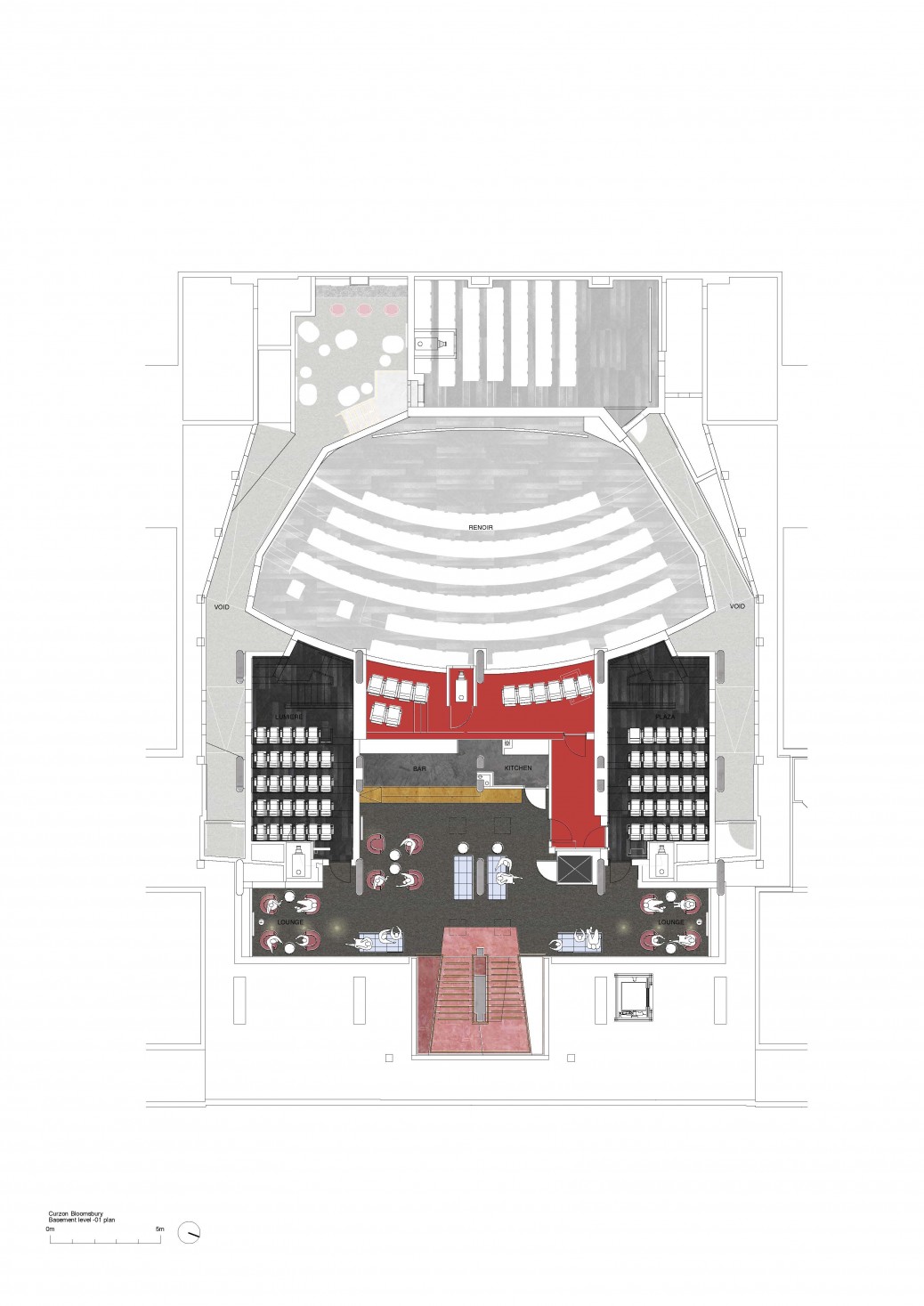 Curzon Bloomsbury_basement level -01 plan Curzon Bloomsbury_basement level -01 plan