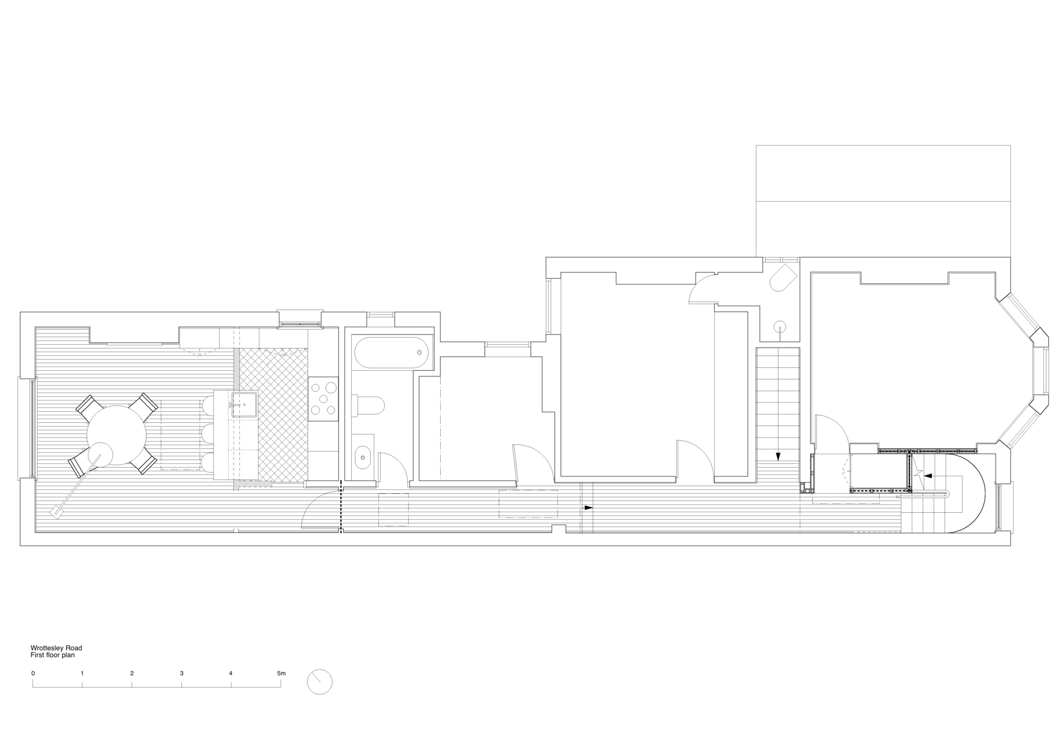Wrottesley Road first floor plan Wrottesley Road first floor plan