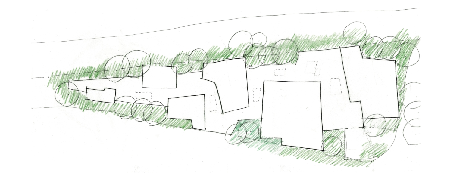 Music School for Stowe School plan sketch 2