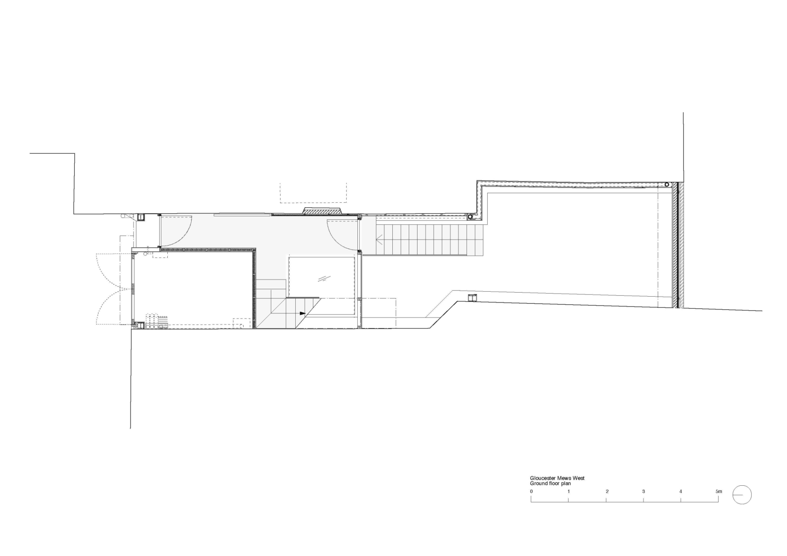Gloucester Mews West ground floor plan