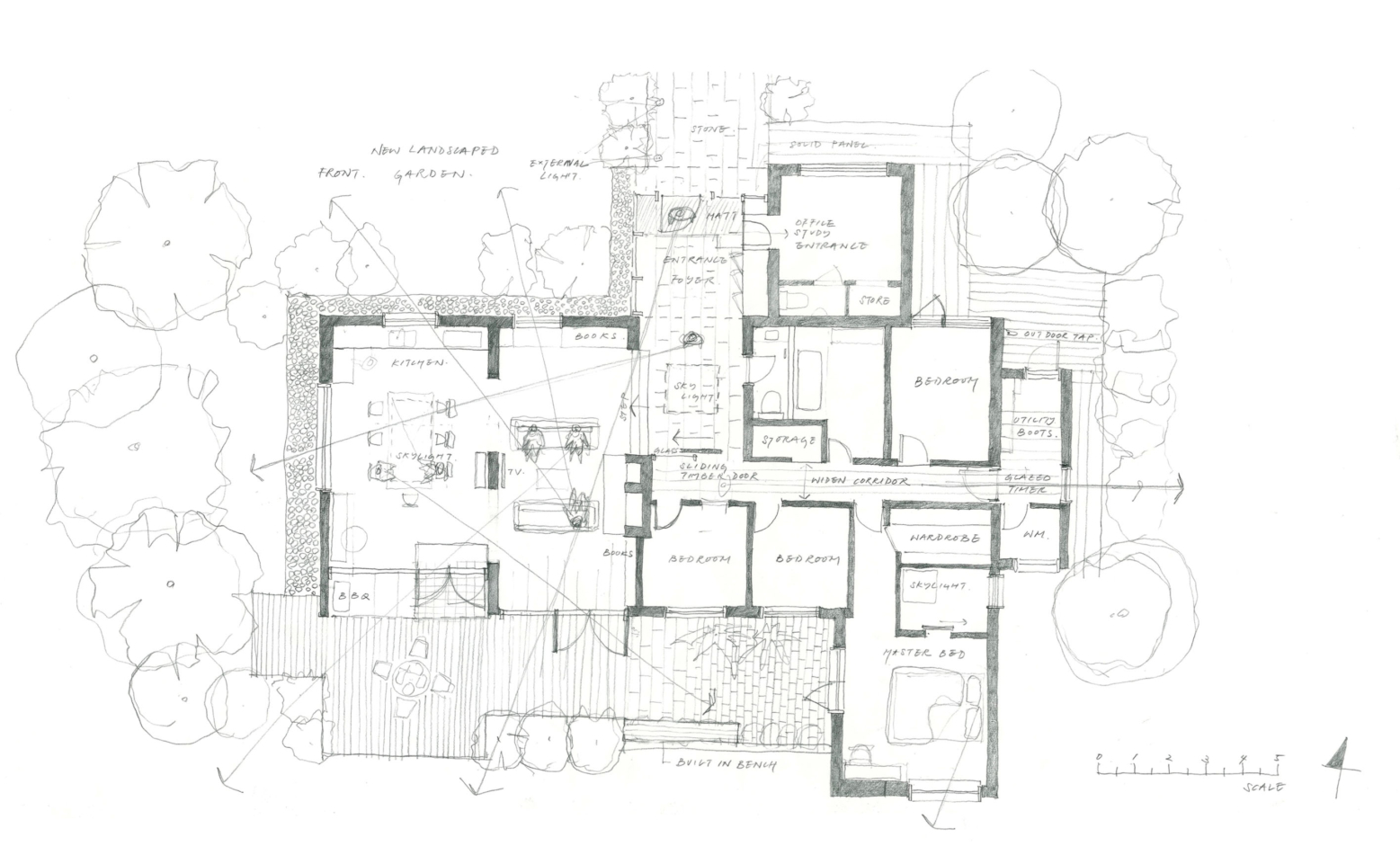 High Bois Lane sketch 3