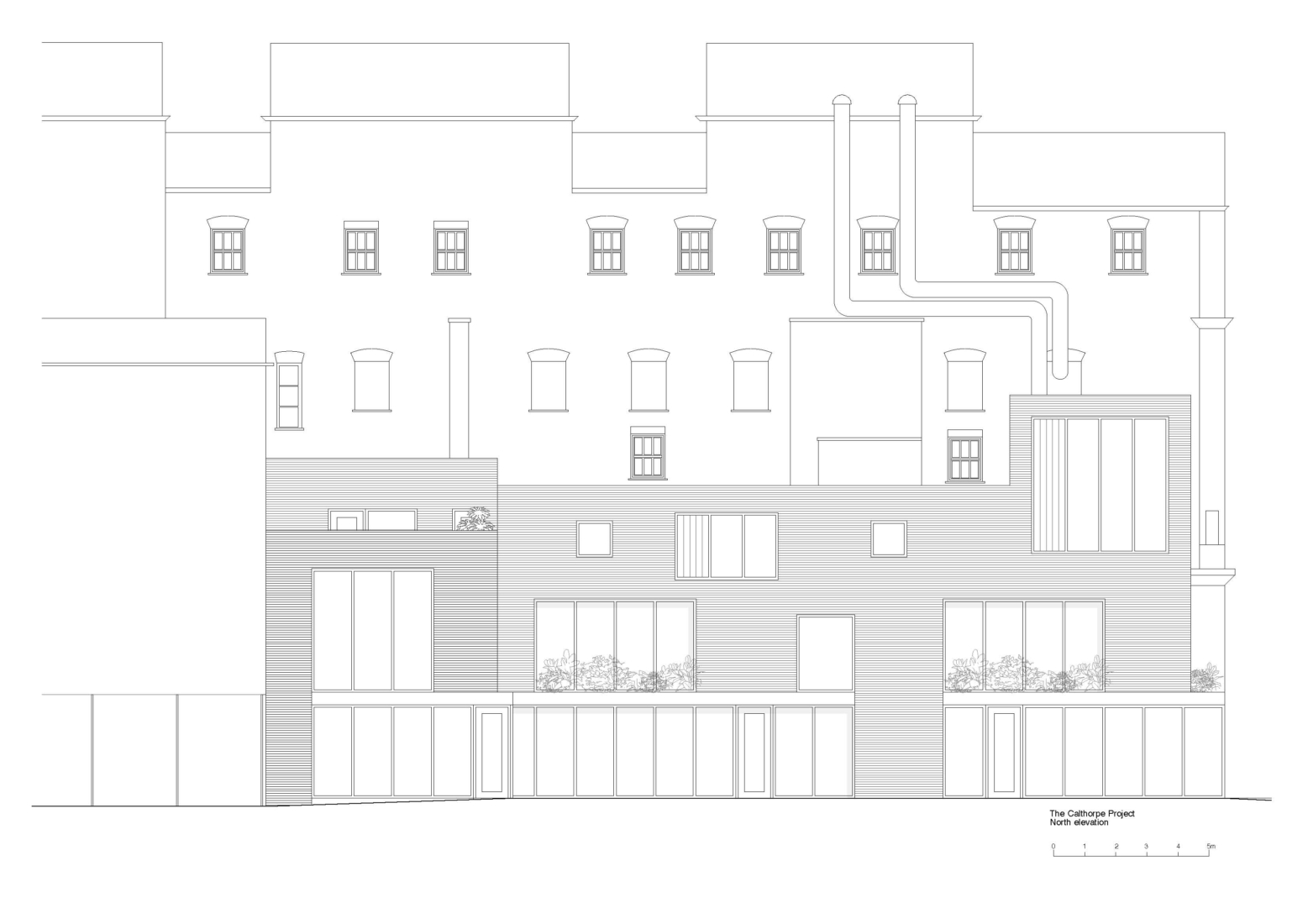 The Calthorpe north elevation The Calthorpe north elevation