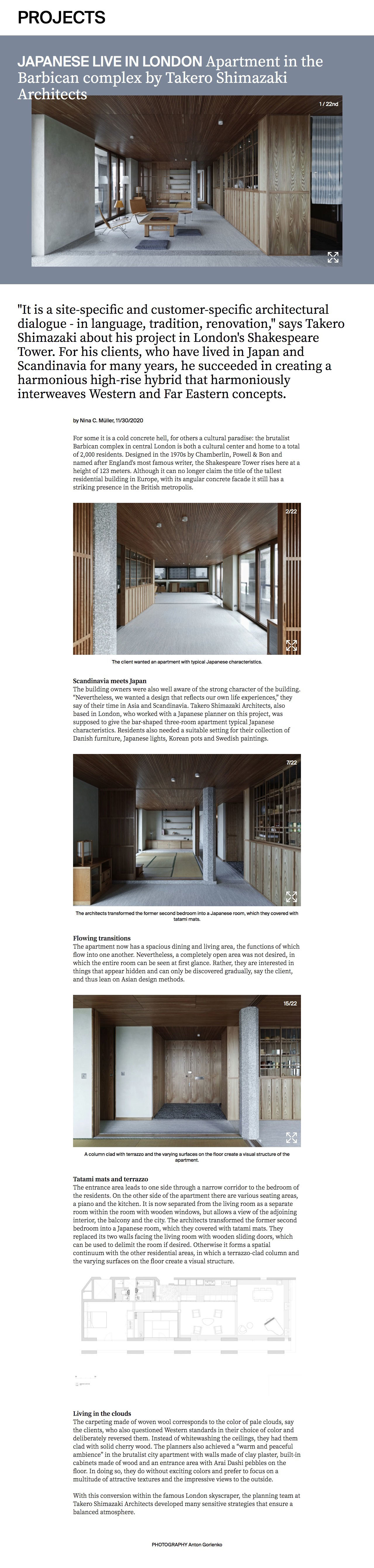 Japanese living in London - projects - baunetz interior design