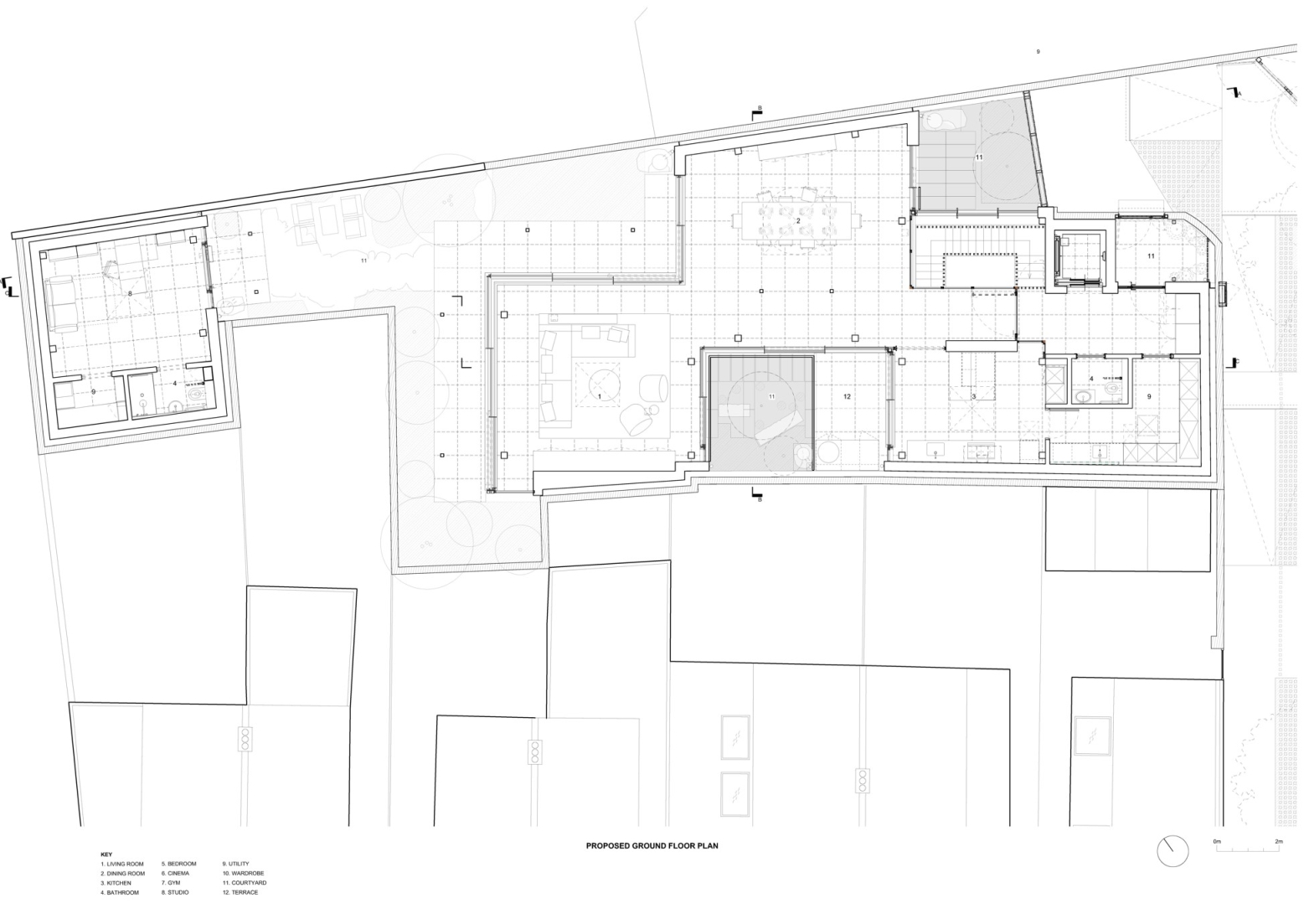 t-sa_Niwa House_Ground Floor Plan_ t-sa_Niwa House_Ground Floor Plan_