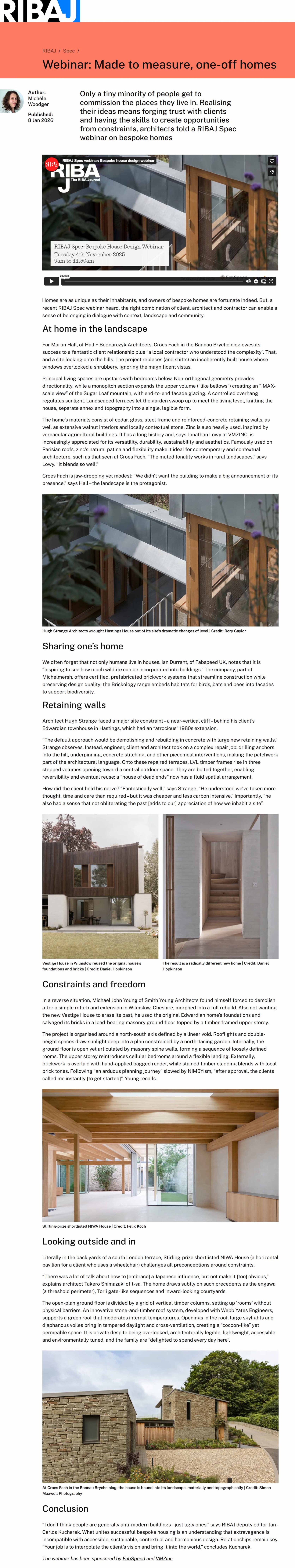 Michèle Woodger_RIBAJ_BespokeHomesWebinar_January2026